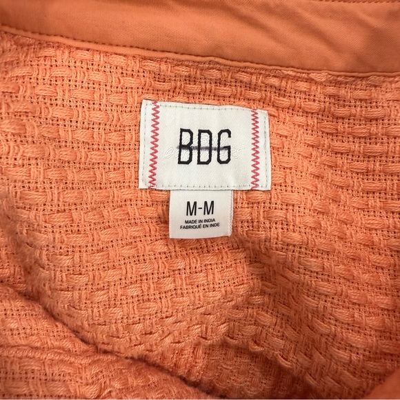 BDG Woven Tangerine Shirt - Picture 4 of 4